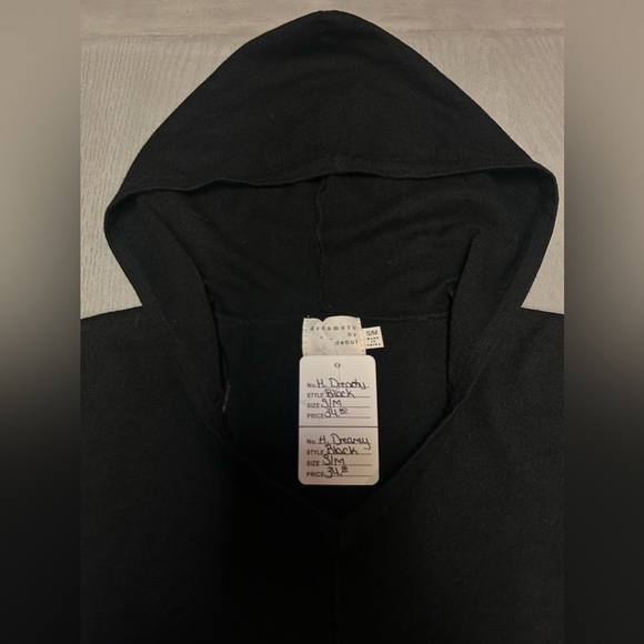 DREAMERS BY DEBUT Hoodie Sweater‎ Women’s S/M Black Long Sleeve Pullover - Picture 6 of 9